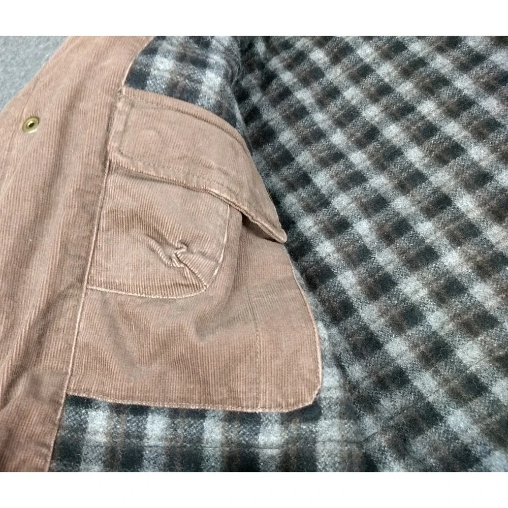 Columbia Chore Field Coat Corduroy Cinder Cone II Parka Fossil Kahki Flannel NWT